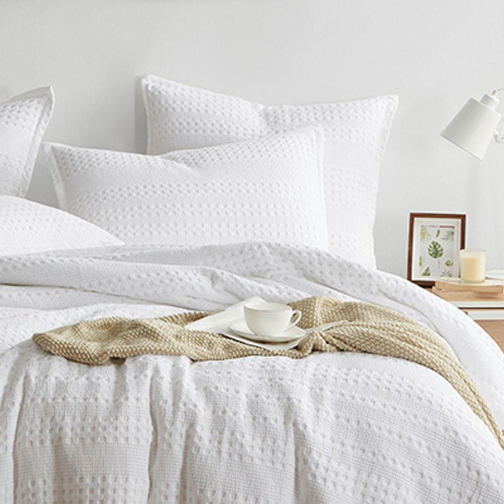 Waffle Euro Sham - New Season Naturally Yours