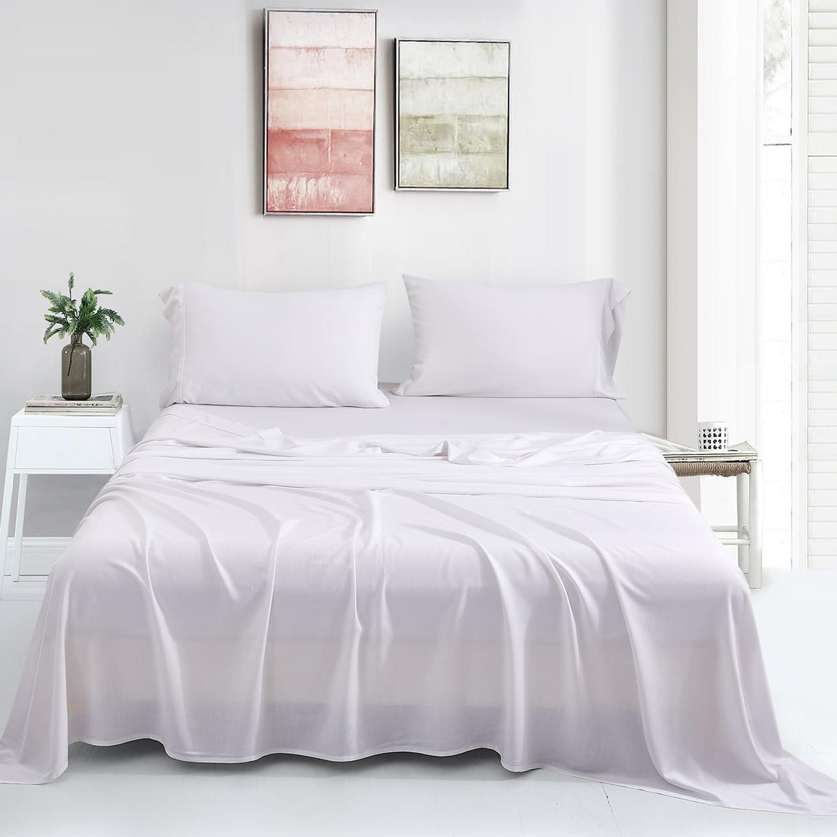 Bamboo Linen Sheet Set - New Season Naturally Yours