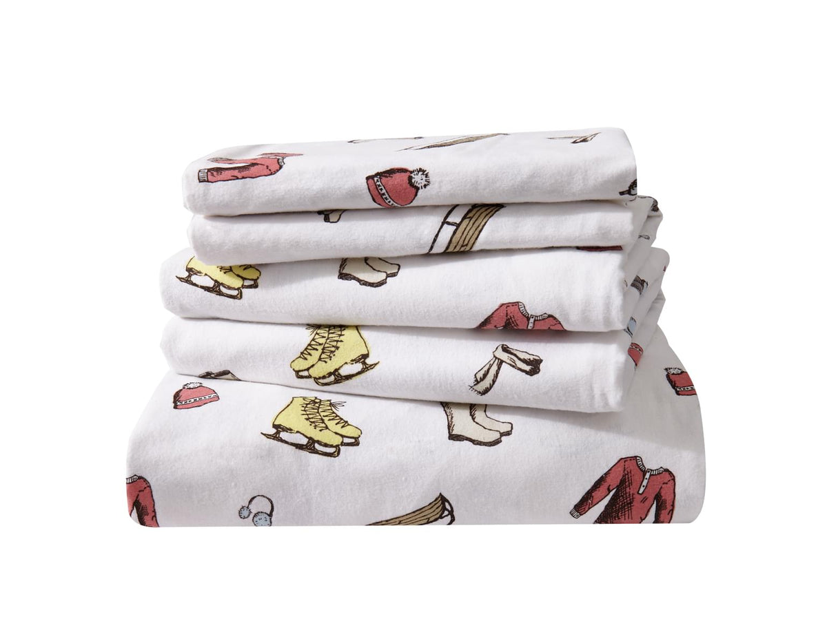 Flannel Printed Cozy Up Sheet Set - New Season Naturally Yours