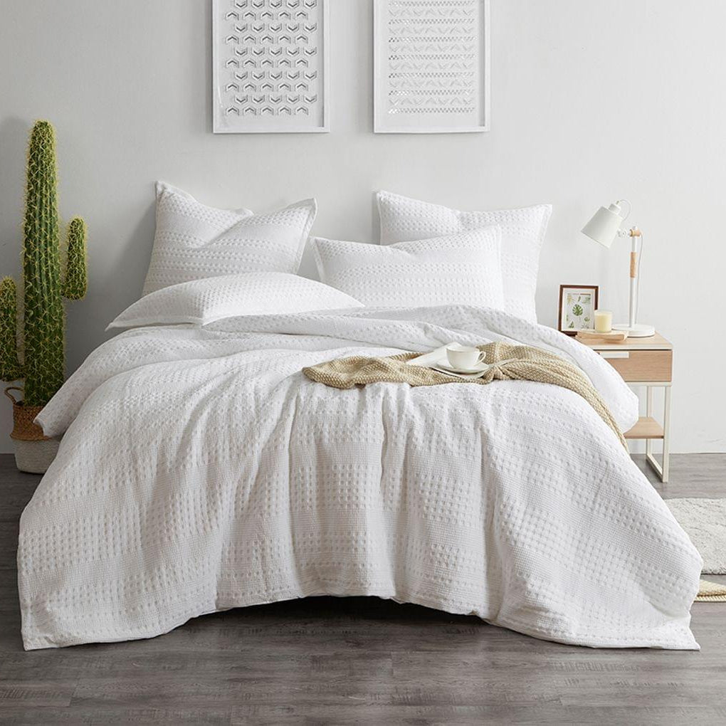 Waffle Euro Sham