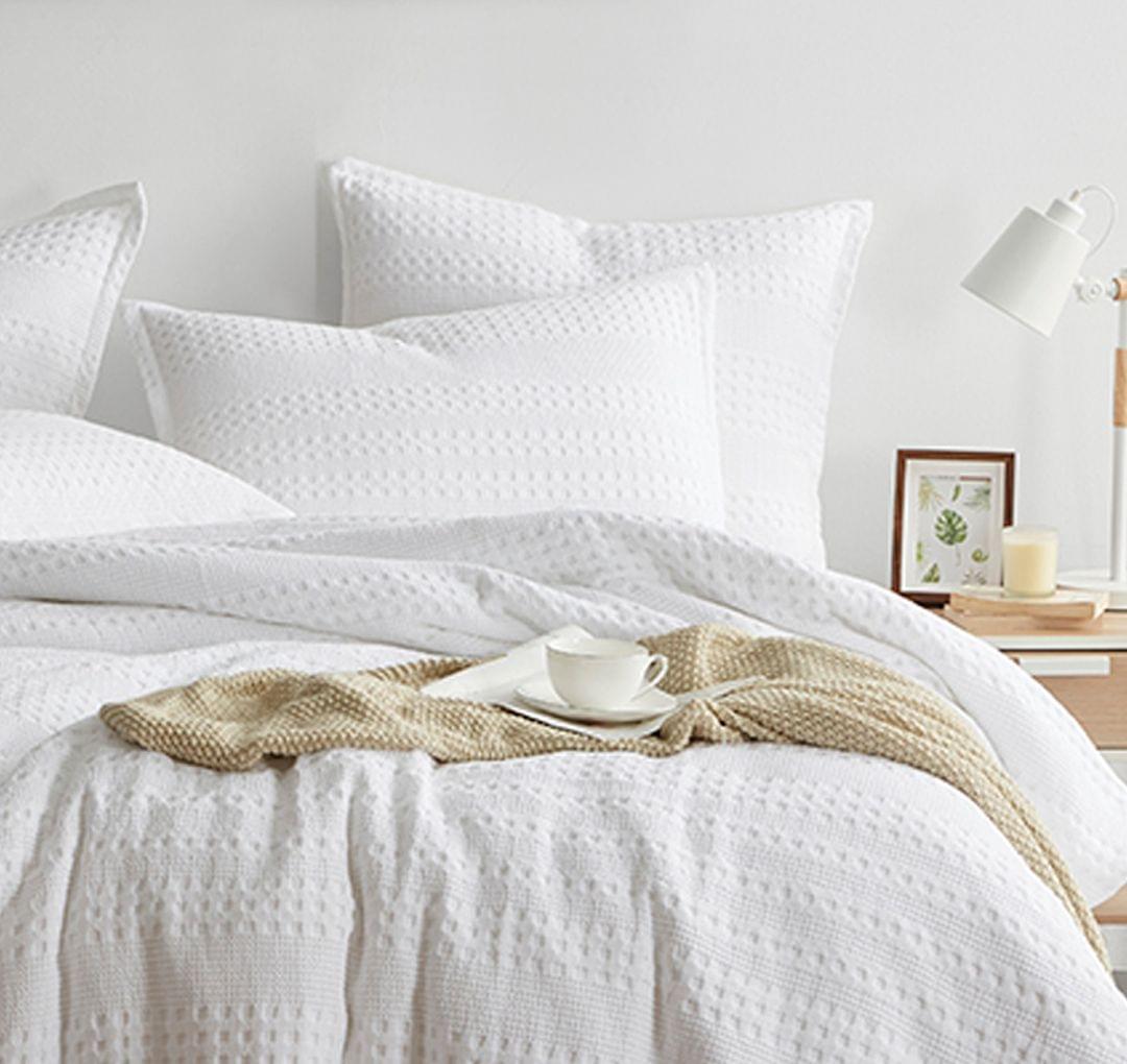 Waffle Euro Sham - New Season Naturally Yours