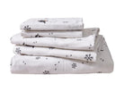 Flannel Printed Chickadees Sheet Set - NLS.