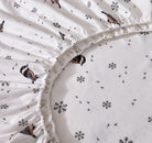 Flannel Printed Chickadees Sheet Set - NLS.
