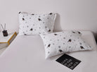 Flannel Printed Chickadees Sheet Set - NLS.