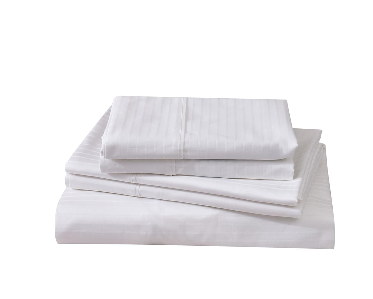 600 Thread Count Jacquard Tuxedo Stripe 100% Cotton Sheet Set (Copy).
