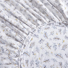 Flannel Printed Leaf & Berry White Sheet Set - NLS.