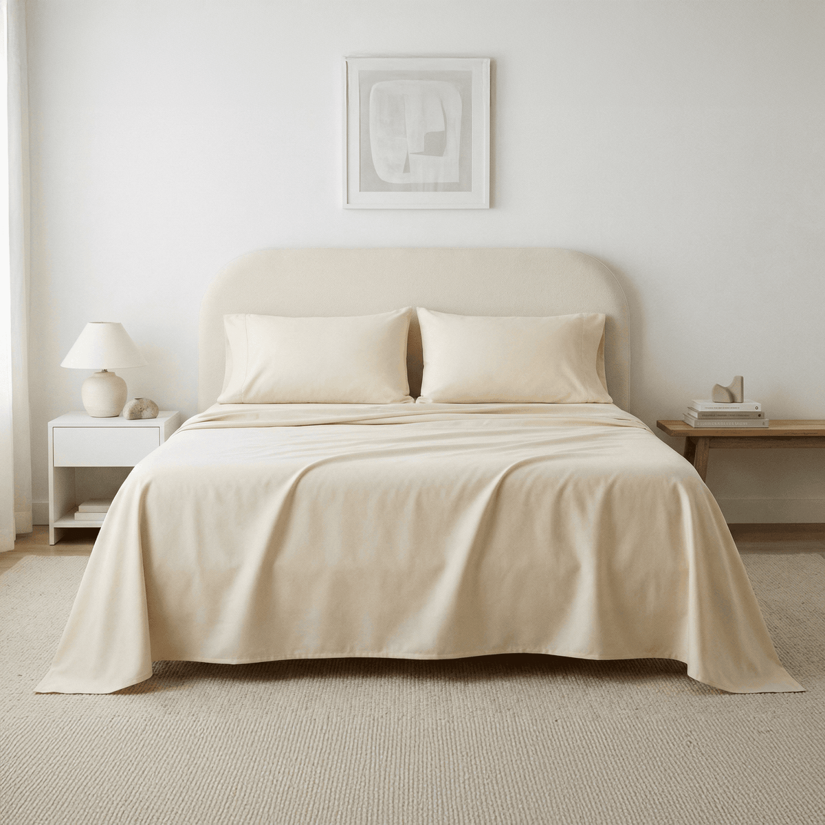 Organic Cotton 400 Thread Count Sheet Set.