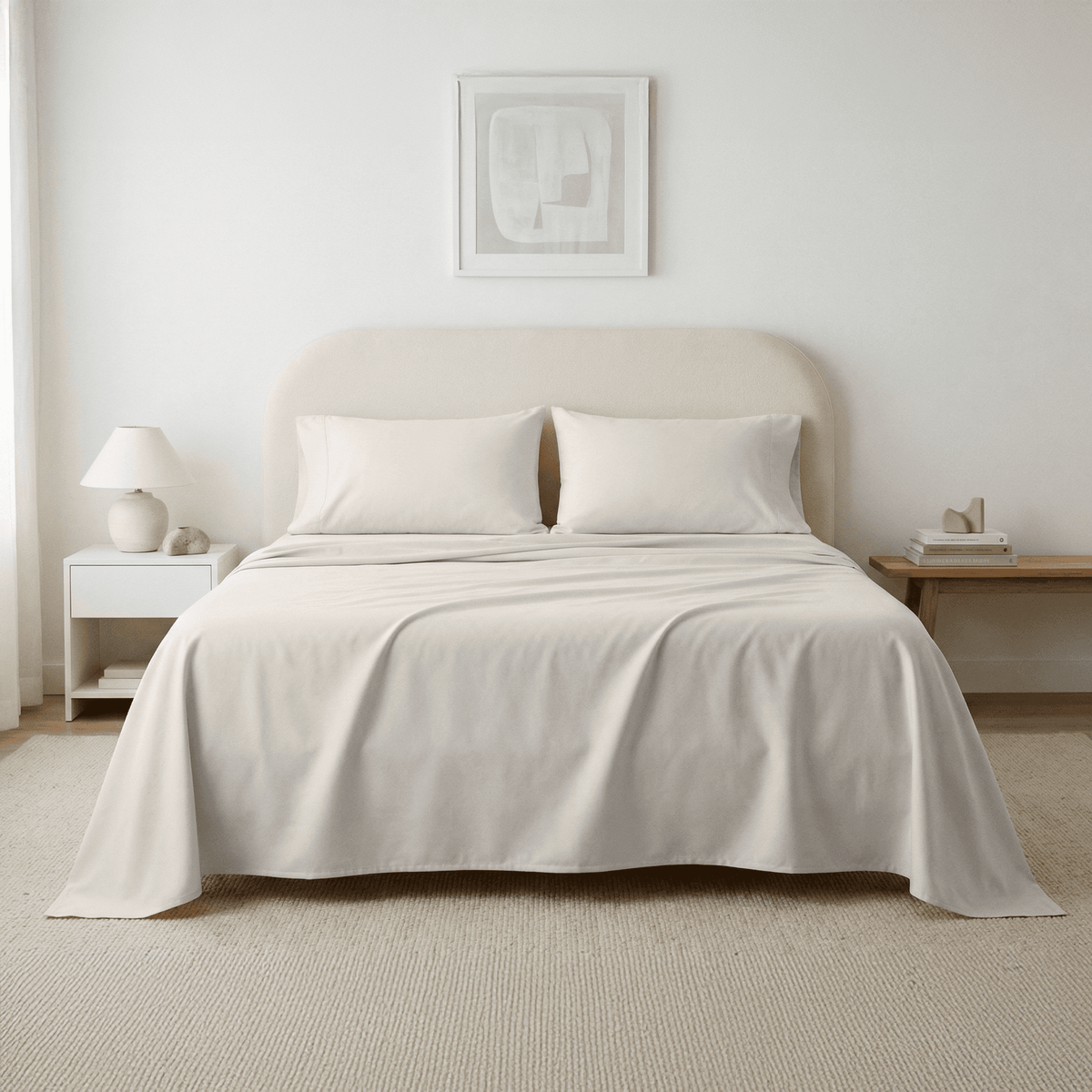 Organic Cotton 400 Thread Count Sheet Set.