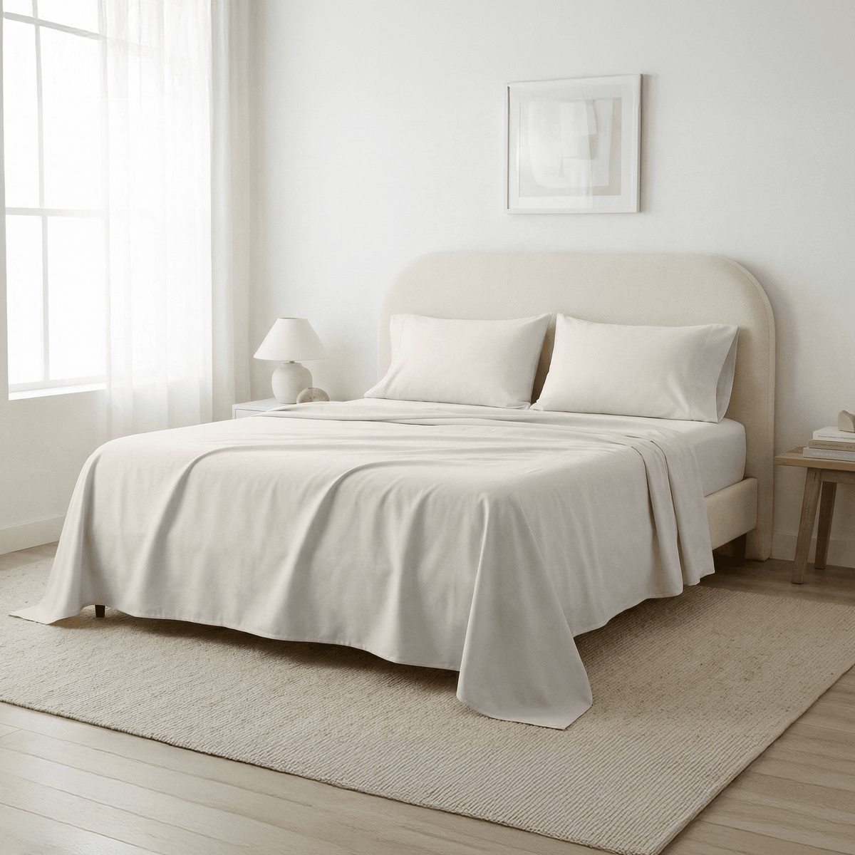 Organic Cotton 400 Thread Count Sheet Set.