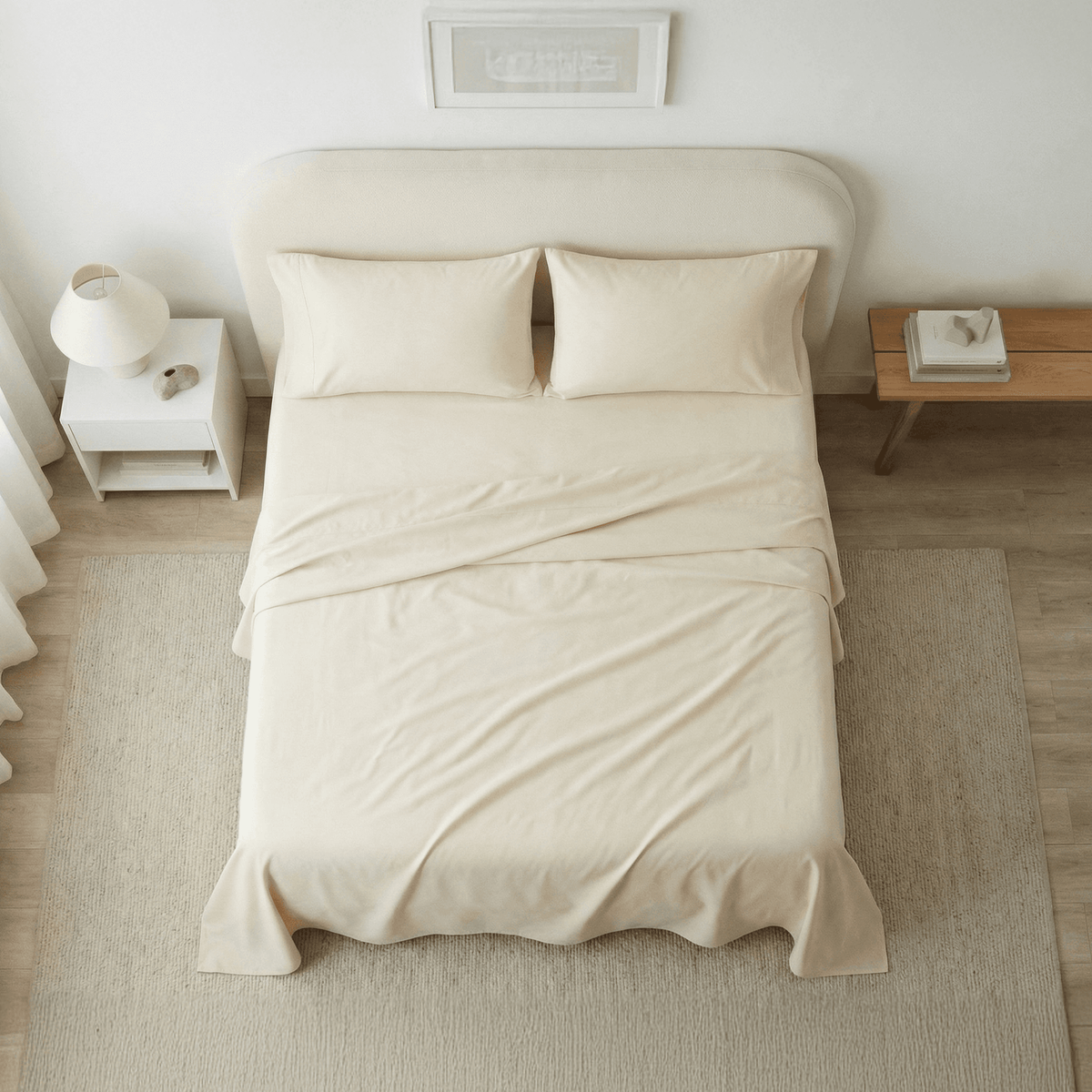 Organic Cotton 400 Thread Count Sheet Set.