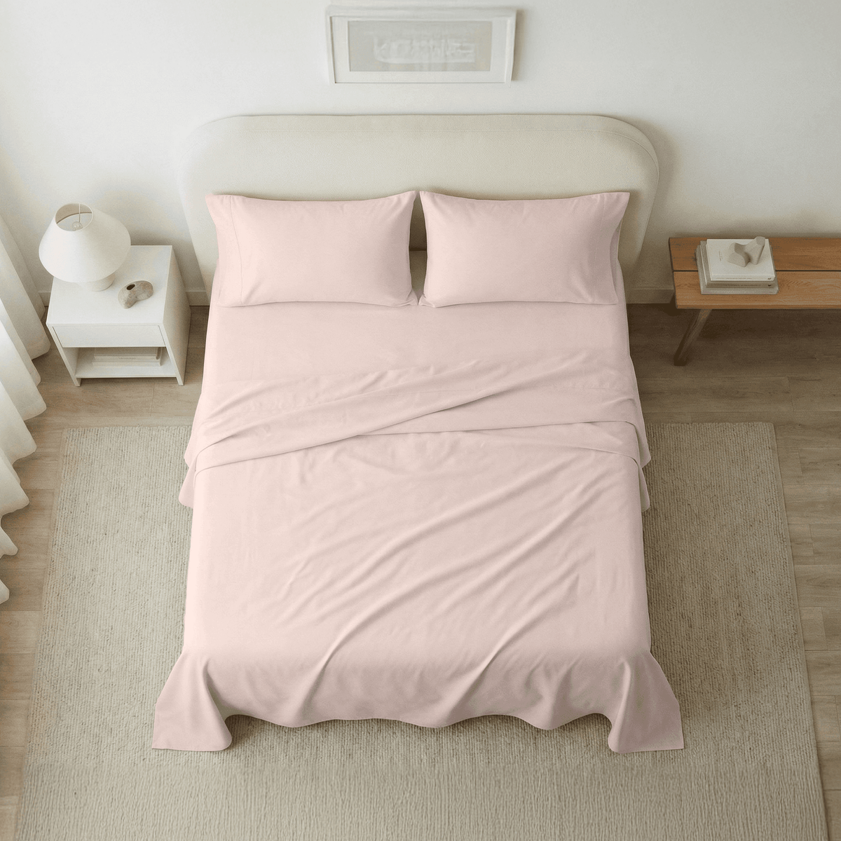 Organic Cotton 400 Thread Count Sheet Set.