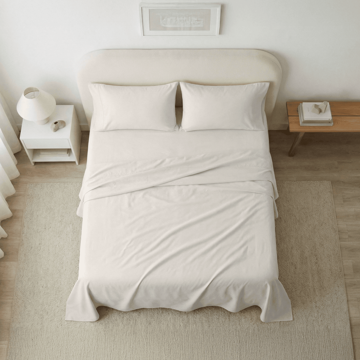 Organic Cotton 400 Thread Count Sheet Set.