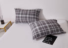 Flannel Printed Toasty Plaid Multi Grey Sheet Set - New Season Naturally Yours