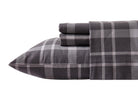 Flannel Printed Toasty Plaid Multi Grey Sheet Set - New Season Naturally Yours