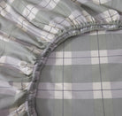 Flannel Printed Sage Plaid Sheet Set - New Season Naturally Yours