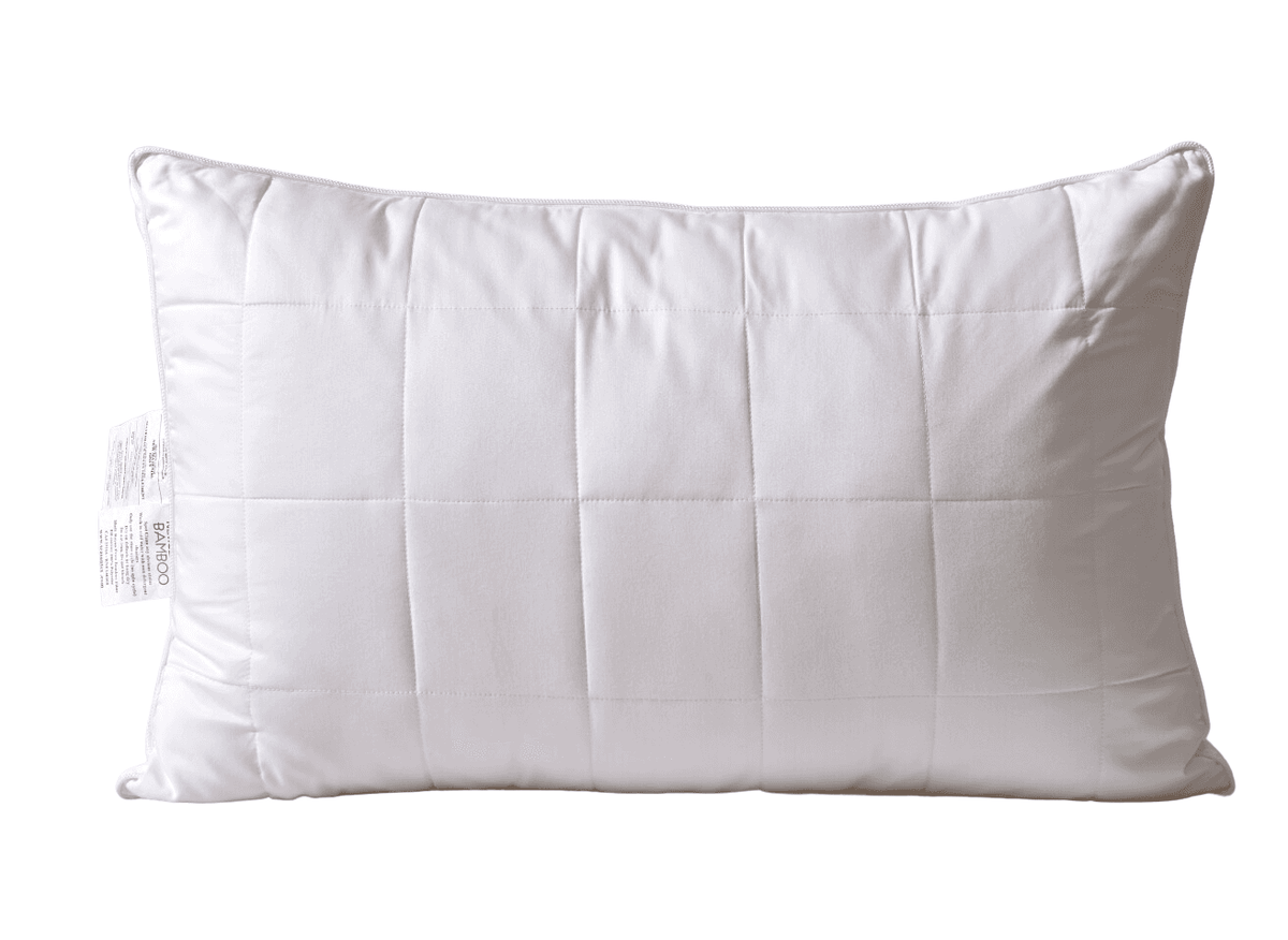 White Bamboo Pillow - New.