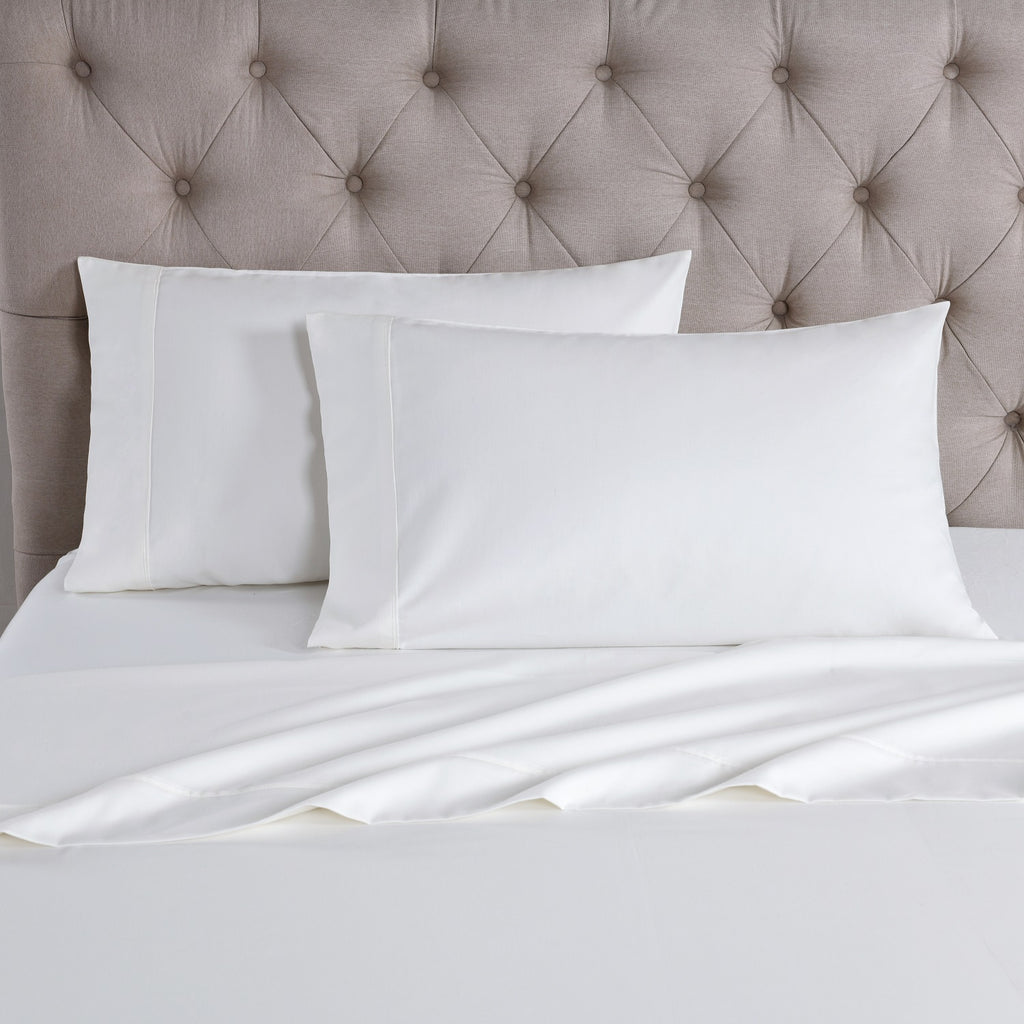 White Organic Cotton Pillowcase Pair