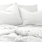 Linen Duvet Cover Set-White