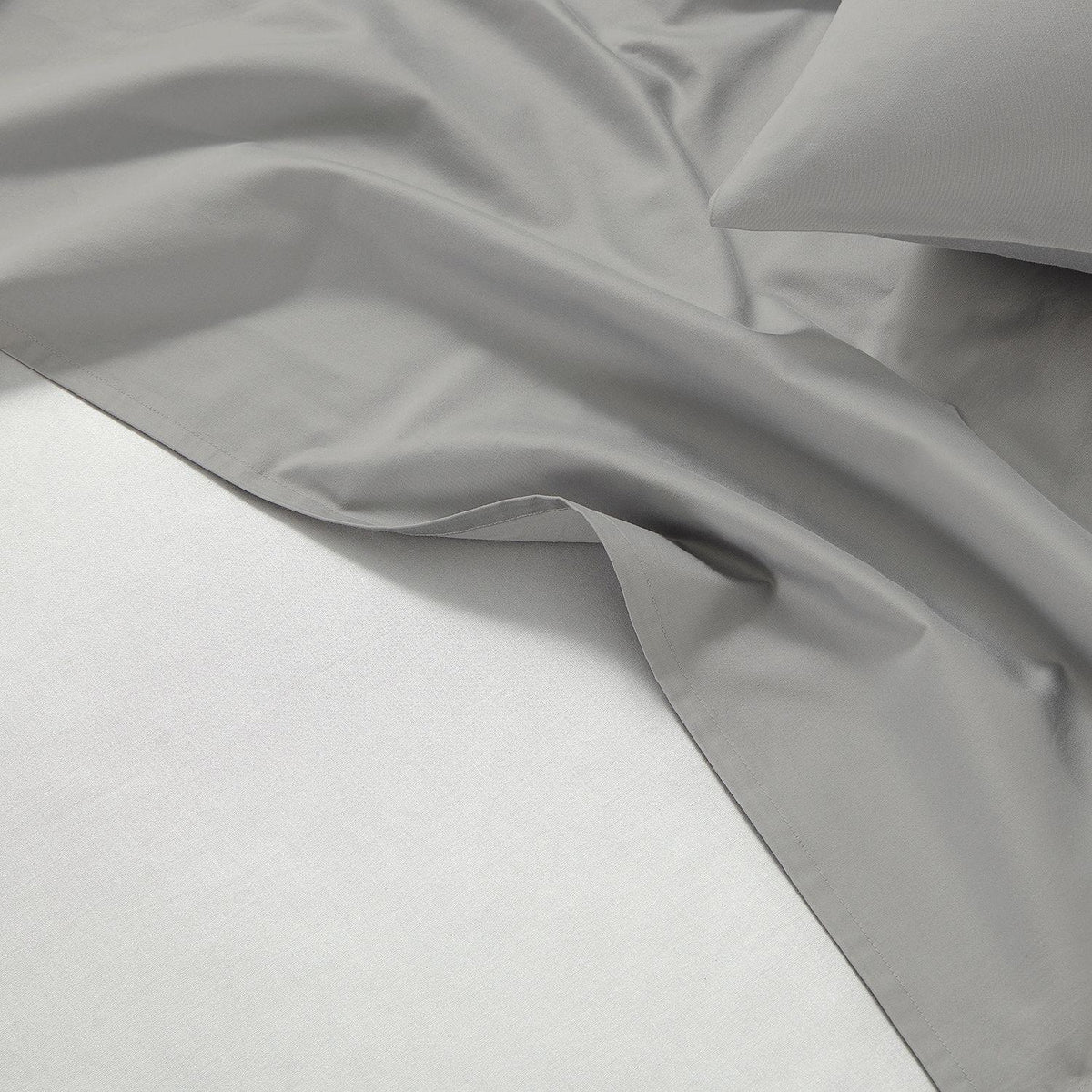 Gray fabric on a white background