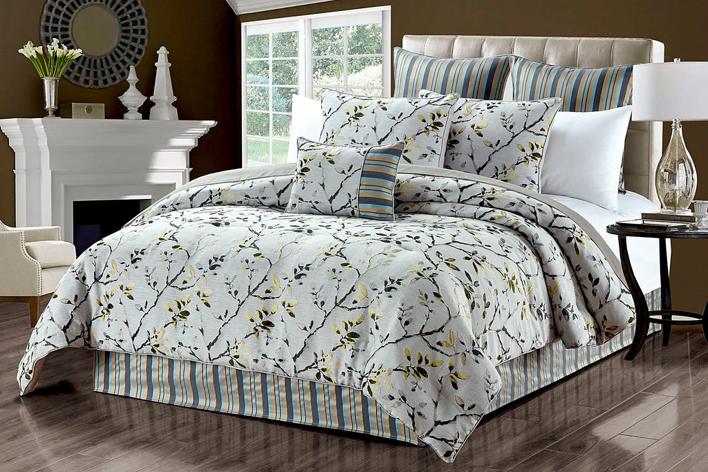 Olympia Jacquard Comforter Set