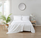 White Organic Cotton Count Sheet Set