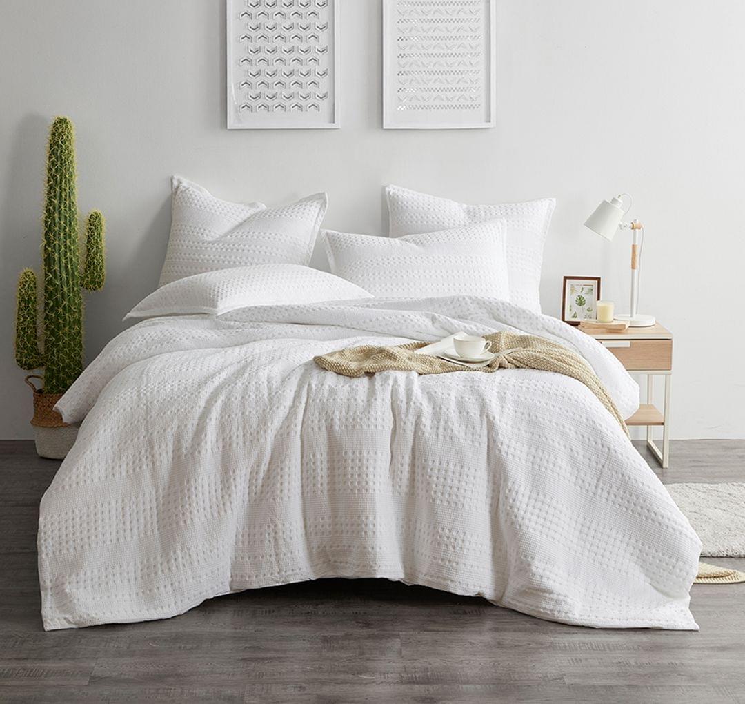 Waffle Euro Sham